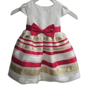 Red/White/Gold Dress